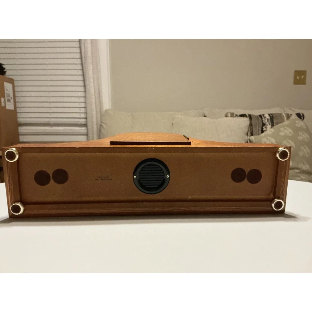 Seth Thomas Westminster Chime Mantel Clock Wood Tambour Quartz Japan Movement